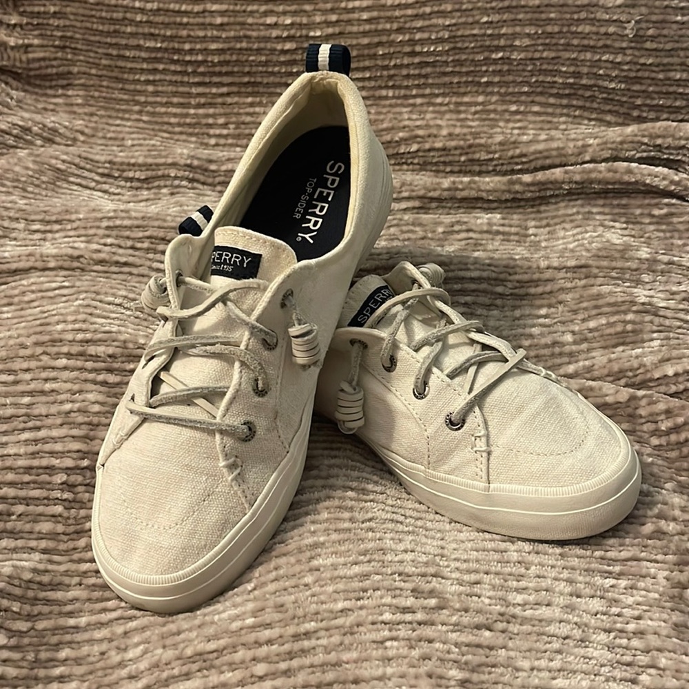 Sperry Top Sider Sneakers, White, Women’s , Size 8